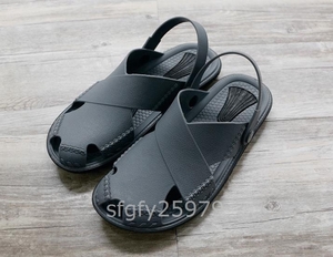 978 ☆ New ☆ Sports Sandal Men's toe Protection Aid Bipolar Beach Sandal Lightweight Comfortable 2WAY Slippers [Select color and size]