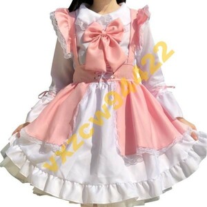 ★ Popular ★ QH760: Female Princess Dress Ladies Pink Anime Cosplay Costume Miniskirt Lolita Gothic Lolita Clothes S ML XL XXL