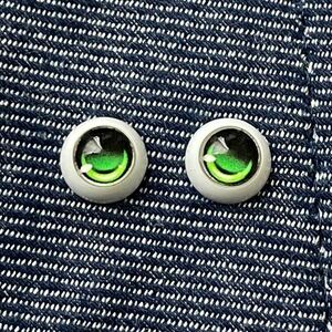 Doll Eye 10mm Plastic Eye Color Green Anime Eye Custom Doll