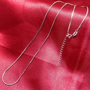 New Silver 925 Snake Chain 40cm Adjuster 5cm 8 -sided Type