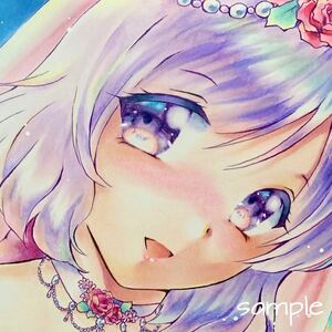 Doujin hand -drawn illustration Letty white rock Touhou Project wedding bride A4 watercolor paper