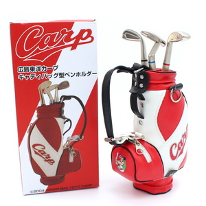 ★ Outlet special price ★ Hiroshima Toyo Carp Caddy Bag type pen holder W14CB004 ★ Hiroshima Carp/Pen stand ★
