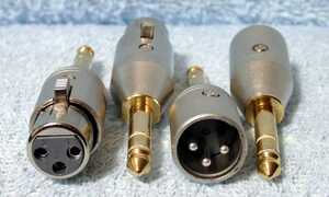 TOMOCA conversion connector XLR 3pin Cannon ⇔ Stereo phone plug 11-3P (11c ⇔ stereo plug)/12-3P (12c ⇔ stereo plug) 2
