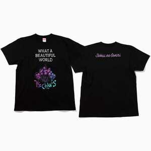 SEKAI NO OWARI THE COLORS PRODUCED by FUKASE Shirt Black Tour Live Live Short Sleeve T -shirt Sekaowa L Size