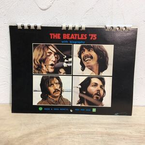 [Not for sale] THE BEATLES '75 with Biography Beatles Calendar Toshiba EMI 1975