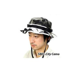☆ 5801.CITY CAMO ☆ 7 1/2 (approx. 59cm) Buny Hat Jungle Hat Hat Rosco Safari Hat Military Hat Military