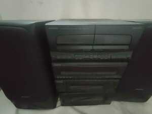 [Geki Rare] KENWOOD ★ X-A5 Component Stereo Retro Kenwood A Cassette Player Speaker Amplifier CD changer