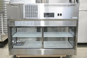 Store hand-only Fuji Mac Cold Showcase FCD1255PM-B Hallery 180L Single-phase 100V Double-sided Open FUJIMAK operation confirmed