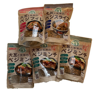 Soybeans and brown rice Bejimochi 130g3 bag Vajifile 100g Bajisuris 60g Domestic soy meat alternative meat
