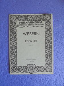 Wabern composition Op.24 "Konzert"