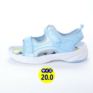 free shipping! "17915-SAX-200" Sports Sandals for Kids Lightweight &amp; anti-slip Velcro type