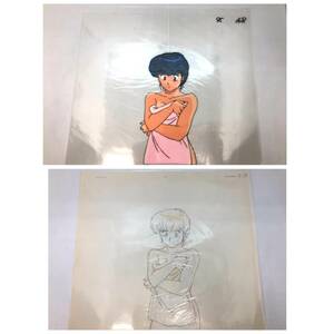 Mezon Ikkoma Rumiko Takahashi ★ Cell picture Original drawing ★ Anime version Non -child naked 1 piece of towel ★ Weekly boy Sunday