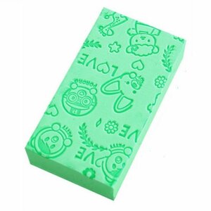 [VAPS_5] Children's sponge "Green" Baby Bath Sponge Aqueous Baby Sending for Adults