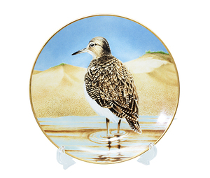 Sandpiper Bird Plate Danbury Mint 12waterbird