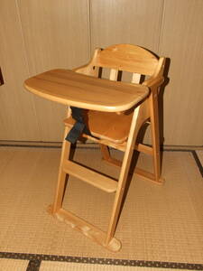 ★ ☆ Sawada Kika Wooden Baby Chair High Chair ☆ ★