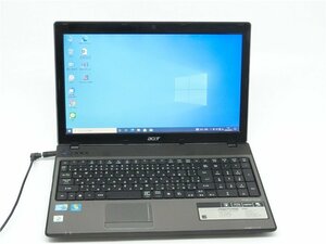 Built -in camera/Used/15.6 type/notebook PC/Win10/HDMI/Explosive speed New SSD256GB/4GB/I3 M330/ACER 5741/OFFICE Equipped/HDMI/Wireless WiFi/Tenky