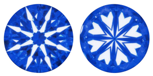 Diamond Ruth 0.4 Carat Appraisal 0.426CT D Color IF Class 3EX Cut H &amp; C CGL TOR0977 HKDL*0.4
