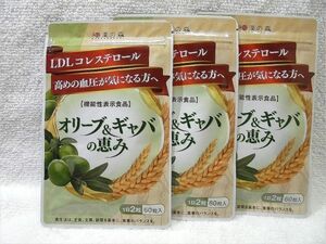 Free Shipping Wanhan's Forest Olive &amp; Gababa Blessing 60 tablets x 3 bags Supplements New unopened