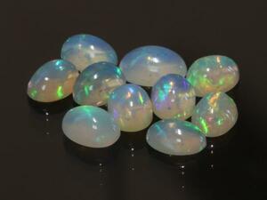 Beautiful Ethiopia Opal Oval Oval Cabound 10 lots of lots 5.93ct bargain