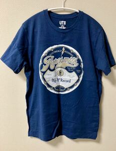 Aerosmith Aeros Miss UNIQLO UT Collaboration T -shirt, T -shirt, Blue Size M ・ Beauty ★ Free Shipping