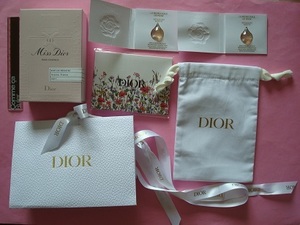 K) Unopened DIOR Christian Dior Miss DIOR Rose Essence Miss Dior Rose Essence Heading 100ml Card Sample Bag