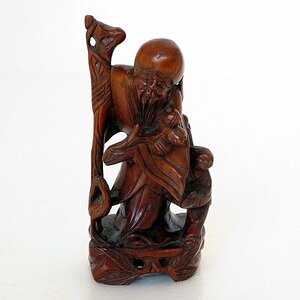Wood carving statue, No.130520-34, Sagawa Express 60