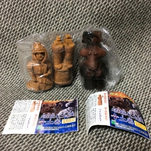 Shipping 120 yen ~ 2 kinds Set historical museum haniwa clay figurines Waterwear warrior Haniwa Venus clay figures miniature figure