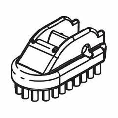 Sharp parts: Benri Sukima nozzle Brush/2173100222 For vacuum cleaners