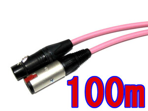 CANARE/Kanare XLR Cable Cannonz-Stere Ophones Black Connector (100m) (Momo/PINK)