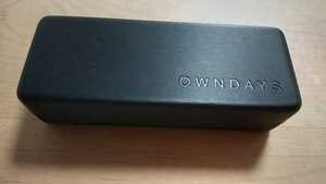 Glasses Case Owndays OWNDAYS With glasses wiped black shipping 350 yen