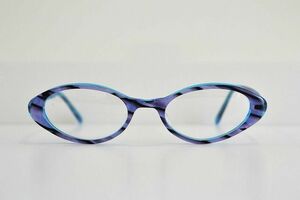 Traction Productions Vintage Glasses Frame Purple Blue New Unused 3