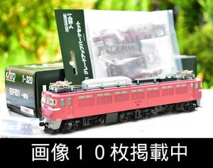 KATO HO gauge 1-320 EF81 General color + unopened 7-103-1 upgrade part set with box 10 railway model images are posted