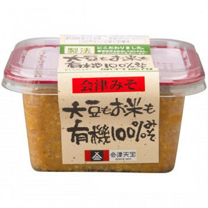 Aizu Tenho soybeans and rice are organic 100 % Miso 300g x 8 pieces