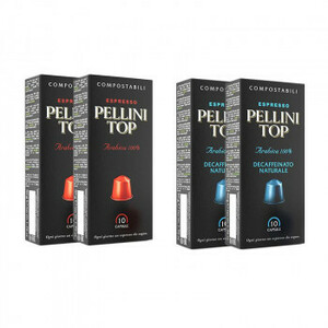 Pellini (Pelini) Espresso Capsule Top &amp; Decaf set 2 boxes
