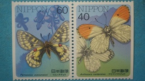 Insect Series Usbakicho Ren Print Pair Unused NH Beauty Character Yupuni Cut
