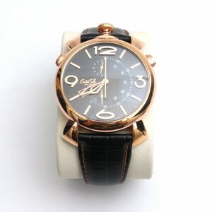 Gagamilano GAGA MILANO 5098.02BR 45mm Men's Watch Watch Gold/Black