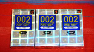 Plenty of jelly!Okamoto Zero Two 0.02 Condom 6 pieces x 3 boxes
