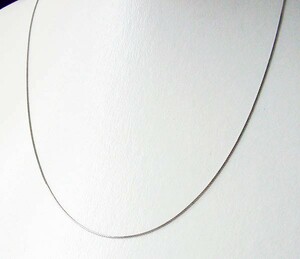 [Free Shipping] Platinum Kihei Type 60cm Chain Necklace