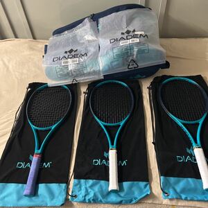 DAIDEM Elevate Tour 3 racket bags, 3 soft cases not for sale plastic bags included with 3 G3 roses cannot be sold