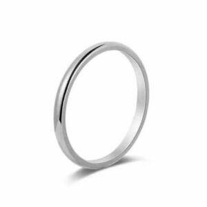 New No. 16.5 Stainless steel ring Silver Unisex anti -allgy Simple No. 13-13 with high quality wedding ring men and women free shipping