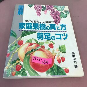 A02-059 Illustration How to grow and pruning Family Wood Tips Eiji Takahashi Housewife's Tomosha Clip Ruins