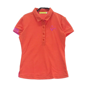 VIVA HEART Viva Heart Short Sleeve Polo Shirt Orange 38 [240001664222] Golf wear Ladies