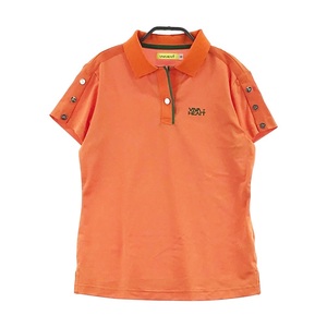 VIVA HEART Viva Heart Short Sleeve Polo Shirt Sleeve Button Orange 40 [240001649368] Golf wear Ladies