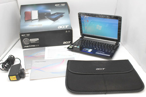 Netbook 10.1 Type 10.1 used beautiful goods ACER ASPIRE ONE 532H-B123 Windows7 Starter Atom N450 1GB 250GB Camera Wireless Office Used PC with OFFICE