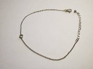 Silver Diamoto Anklet Beauty