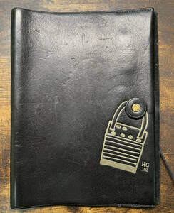 Coach notebook notebook cover leather black