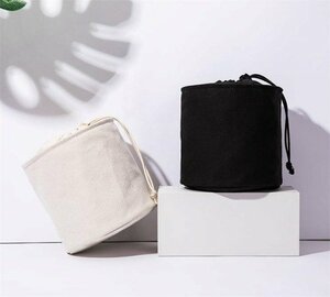 [2022 New] Pure Canvas Pure Cotton Soft Bucket Bag Bag Liner Bag Off White Free