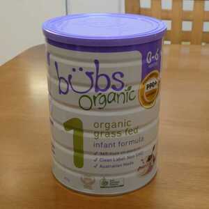 Use BUBS Bubs Organic Powdered Milk 0-6 months Large Can 800g Baby Milk Glass Fed Organic Grass Fed Infant Formula
