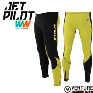 Jet Pilot JETPILOT 2023 Wetsuit Free Shipping Venture Pants Black/Yellow L JA22153 Jet SUP