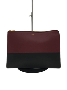 Celine ◆ Clutch bag/leather/BRD/plain